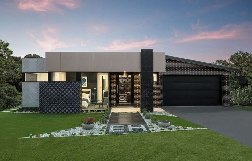 Modern single storey facade in sydney